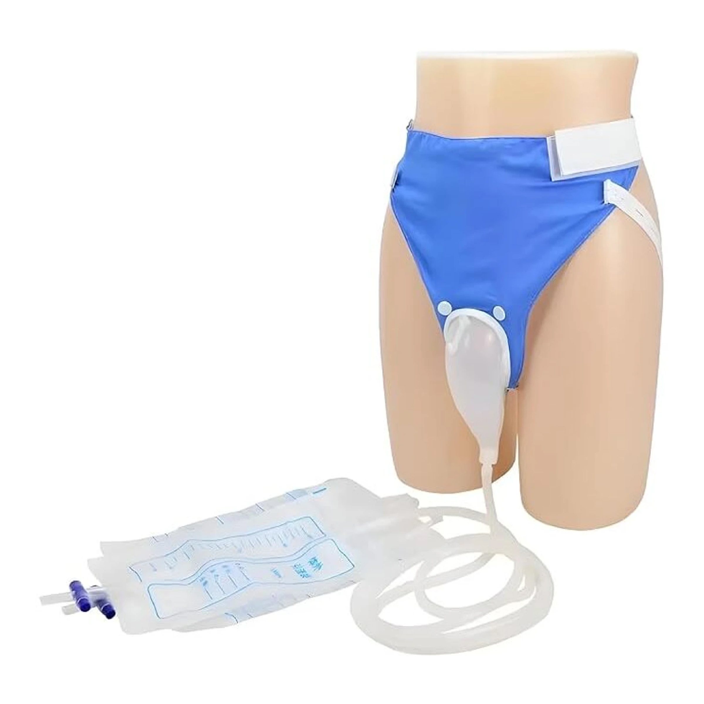 Msvtradess Large Capacity Night Drainage Urine Bag – 1000ml + 2000ml (1 Pc)