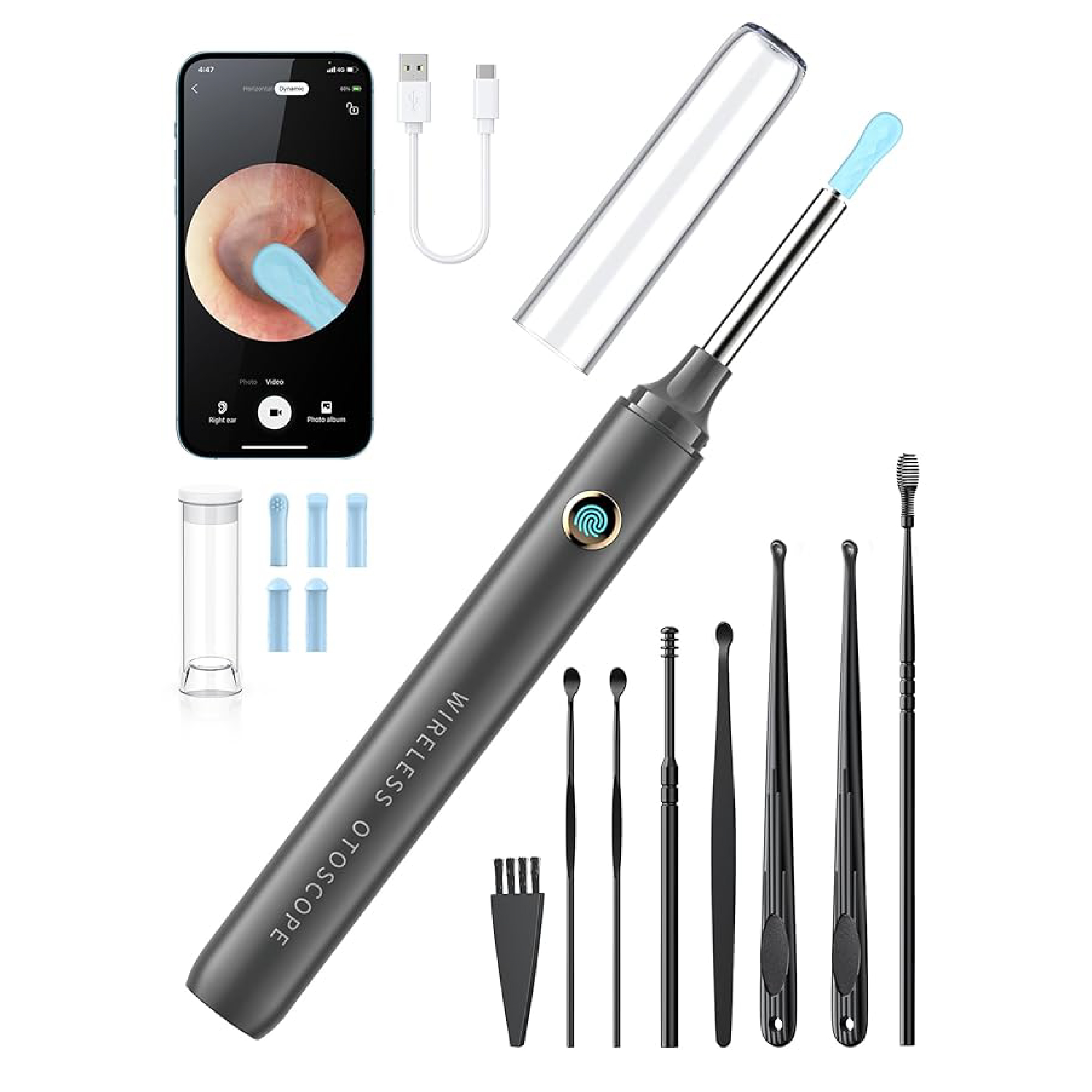 Best Ear Otoscope – Inner Ear Infection Checker for Adults (1 Pc)