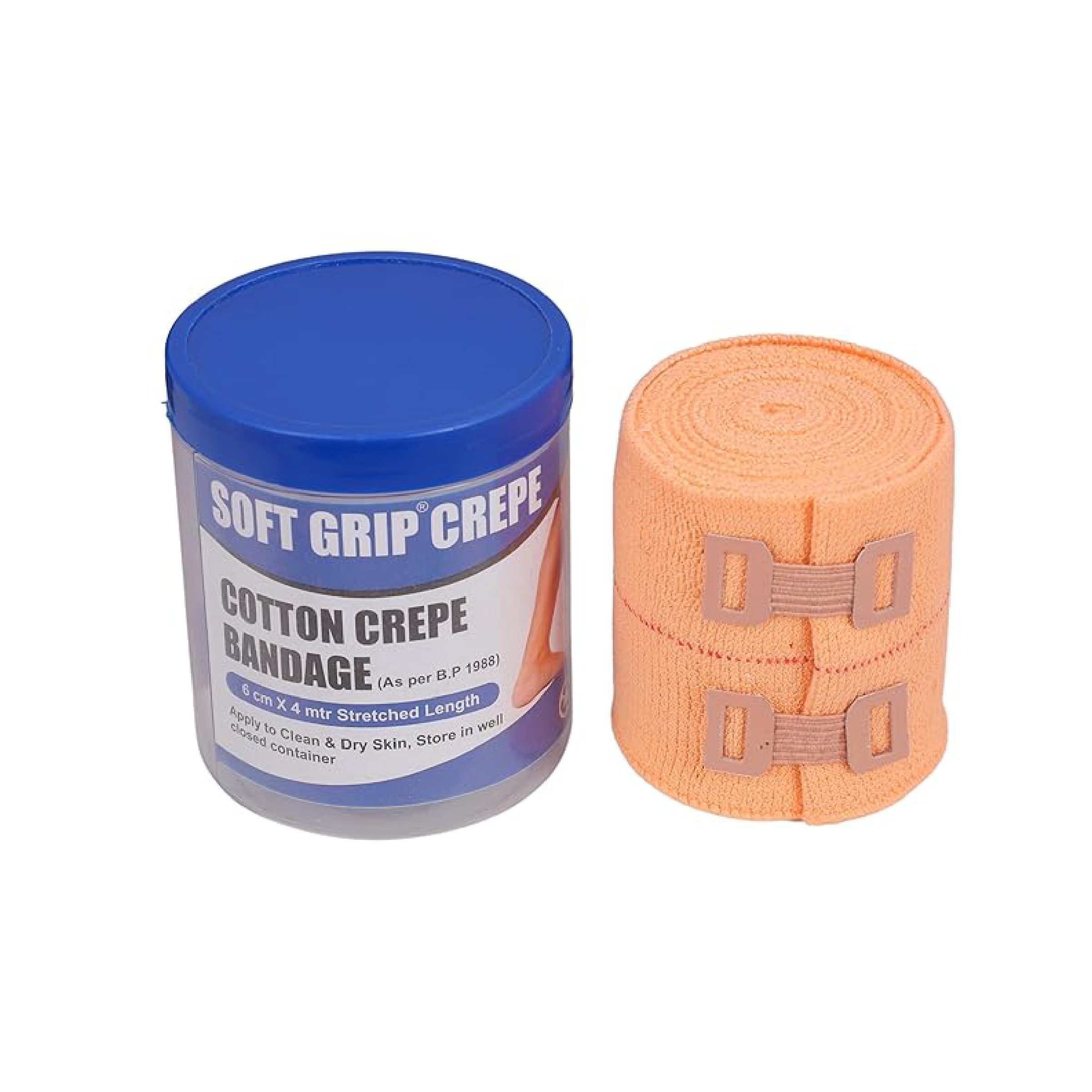 APSOFLEX Cotton Crepe Bandage – 6 cm x 4 m (1 Pc)