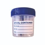 Stool Container Specimen Cups with Spoon Lid – 50 ml (5 Pcs, Leak-Proof)
