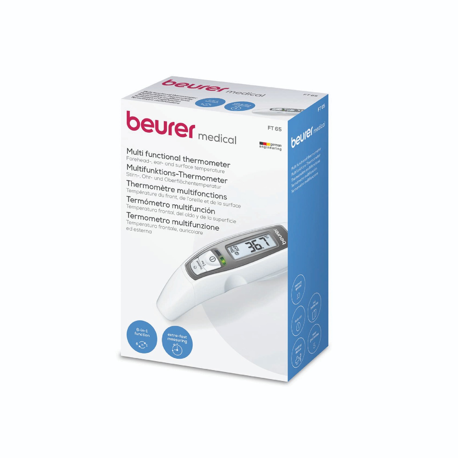Beurer FT 65 Multifunction Digital Thermometer – 1 Pc