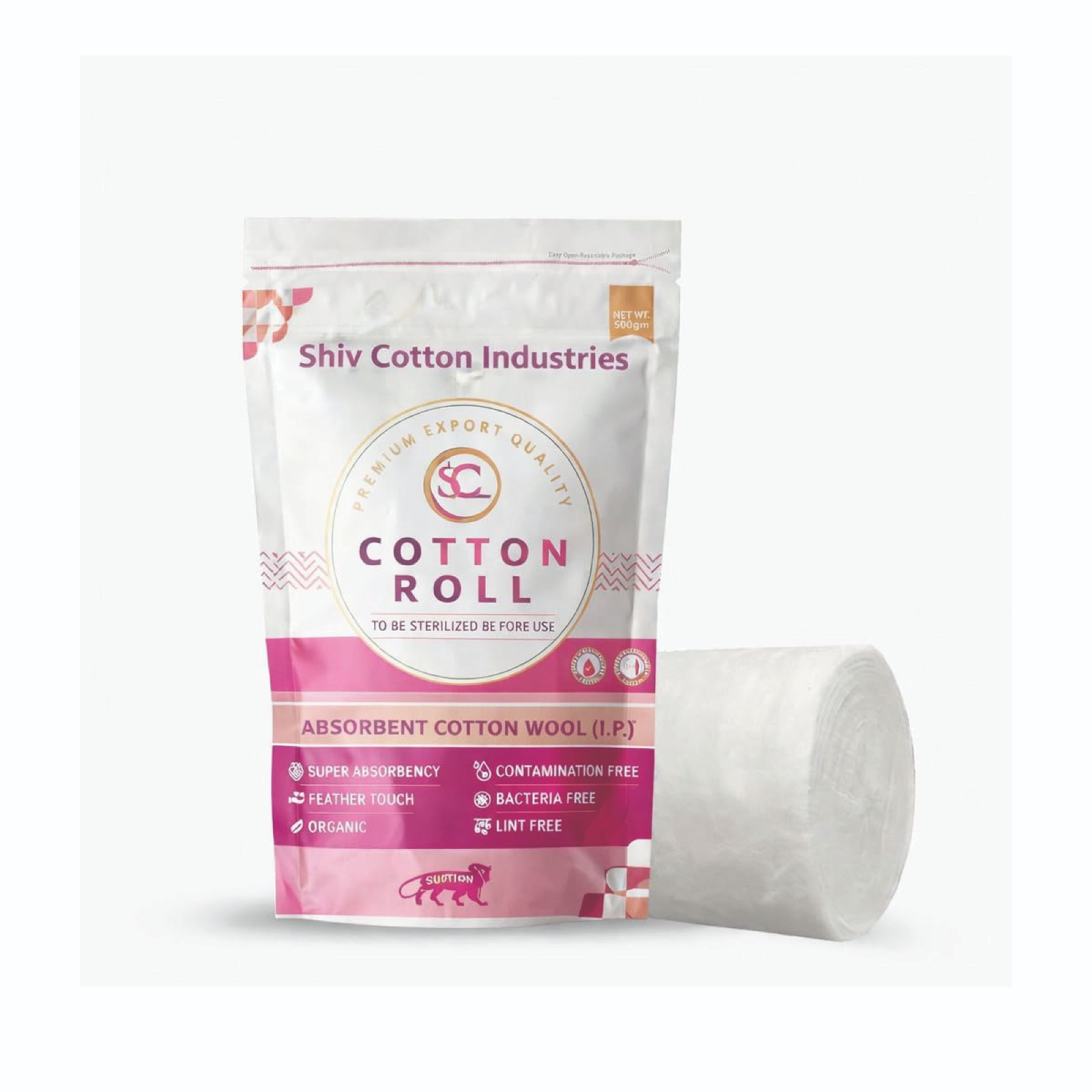 Surgical Cotton Roll – 1 Kg (1 Pack)