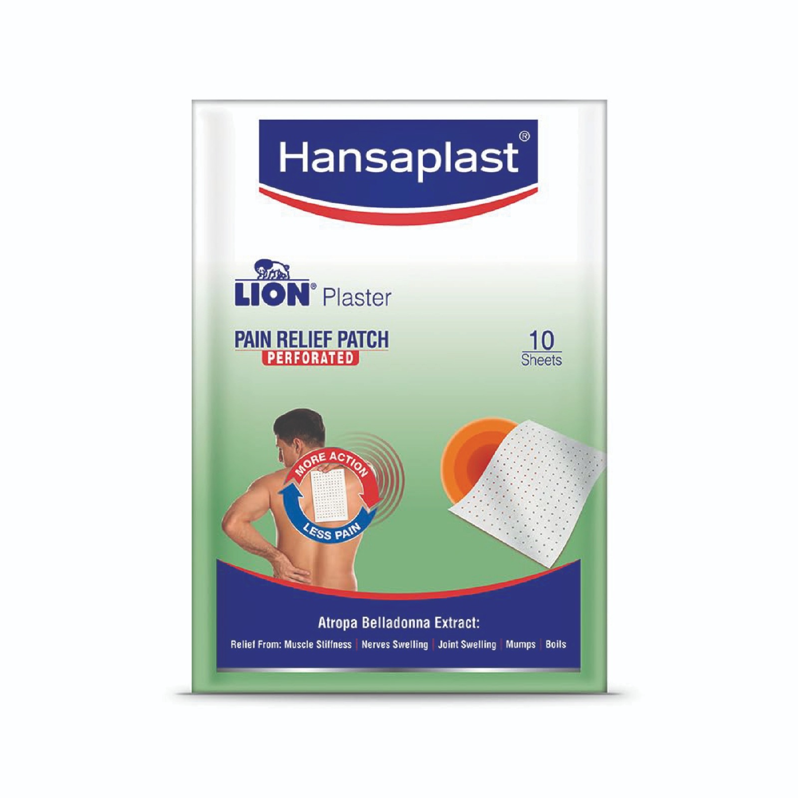 Handplast Lion Pain Relief Plaster – First Aid Tape (2 Packs, 20 Pcs)
