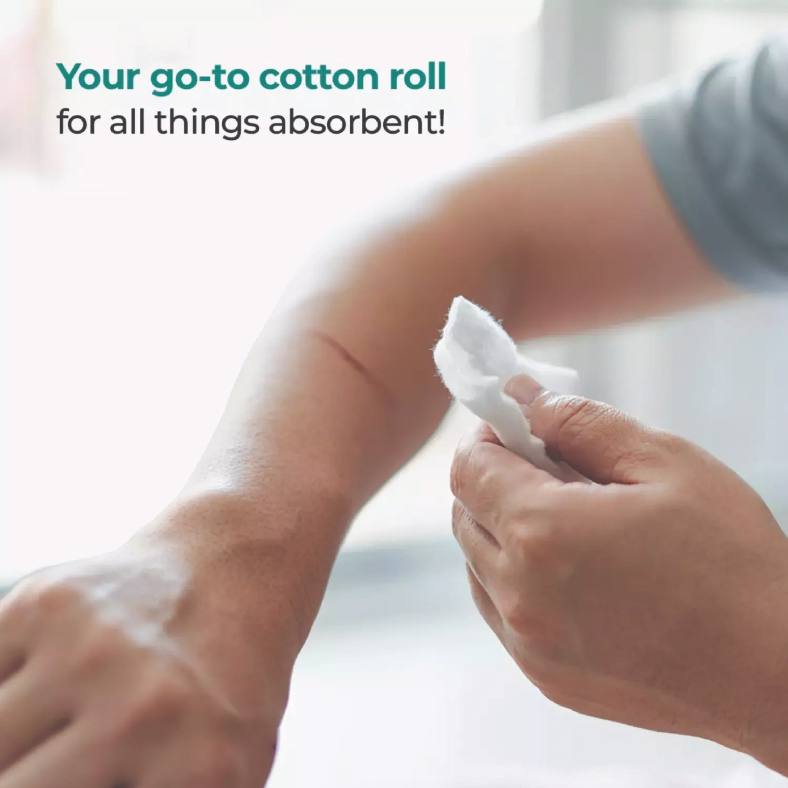 Pure Absorbent Cotton Roll for Baby Care – 400g (1 Pc)
