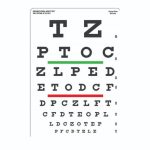 Alphabets Snellen Eye Chart 6 Meter – Sun Board / Cardboard (5 Pcs)