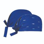 Medical Scrub Cap – Navy & Sky Blue (2 Pcs)