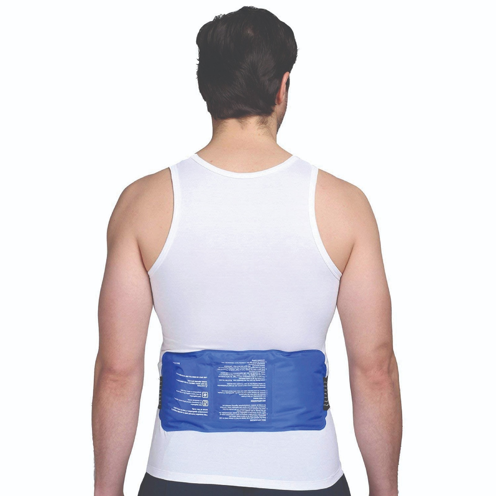 Zollyss Reusable Hot & Cold Ice Pack – Gel Bag for Shoulder, Ankle, Knee (Black, 1 Pc)